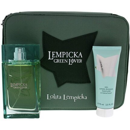 Lahjapakkaus miehille Lolita Lempicka Green Lover EDT 100 ml, partavesibalsami 75 ml EDT 100 ml + partavesibalsami 75 ml hinta ja tiedot | Miesten hajuvedet | hobbyhall.fi