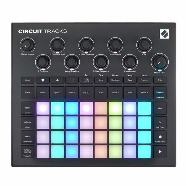 Circuit Tracks groovebox Novation hinta ja tiedot | DJ-laitteet | hobbyhall.fi