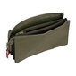 Penaali kolmella vetoketjulla München Class Musta Military Green (22 x 12 x 3 cm) hinta ja tiedot | Toimistotarvikkeet | hobbyhall.fi