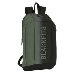 Lasten reppu BlackFit8 Gradient Mini Black Military vihreä (22 x 39 x 10 cm) hinta ja tiedot | Koulureput ja -laukut | hobbyhall.fi