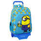 Koululaukku pyörillä Minions Minionstatic Sininen (33 x 42 x 14 cm) hinta ja tiedot | Koulureput ja -laukut | hobbyhall.fi