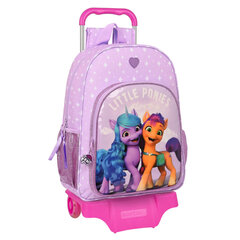 My Little Pony Lillla koululaukku pyörillä (33 x 42 x 14 cm) hinta ja tiedot | Koulureput ja -laukut | hobbyhall.fi