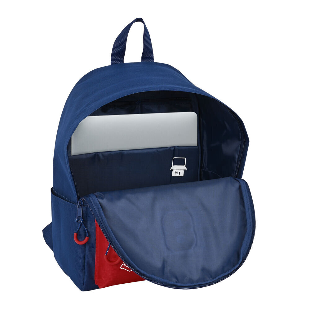 Kannettavan tietokoneen reppu Safta University Red Navy Blue (31 x 40 x 16 cm) hinta ja tiedot | Koulureput ja -laukut | hobbyhall.fi