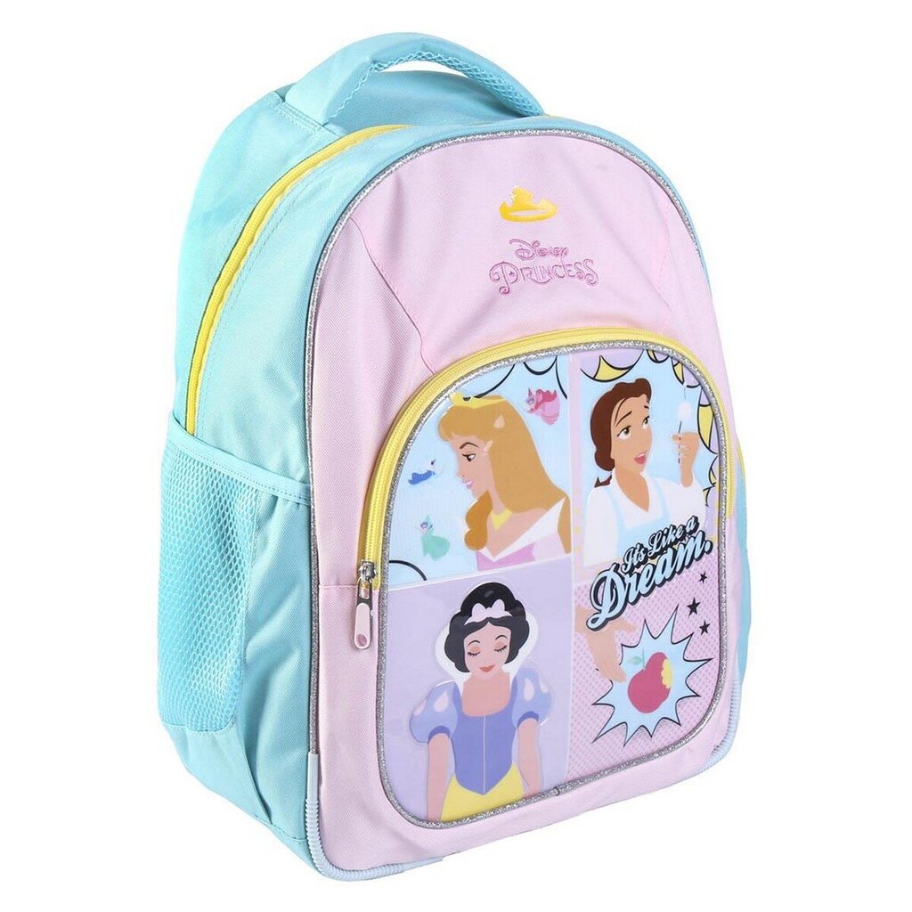 Koulureppu Prinsessat Disney Vaaleanpunainen (32 x 15 x 42 cm) hinta ja tiedot | Koulureput ja -laukut | hobbyhall.fi