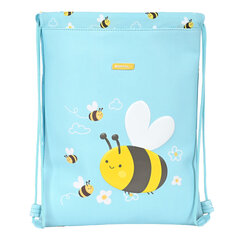 Pussireppu Safta Abeja Vaaleansininen (26 x 34 x 1 cm) hinta ja tiedot | Koulureput ja -laukut | hobbyhall.fi