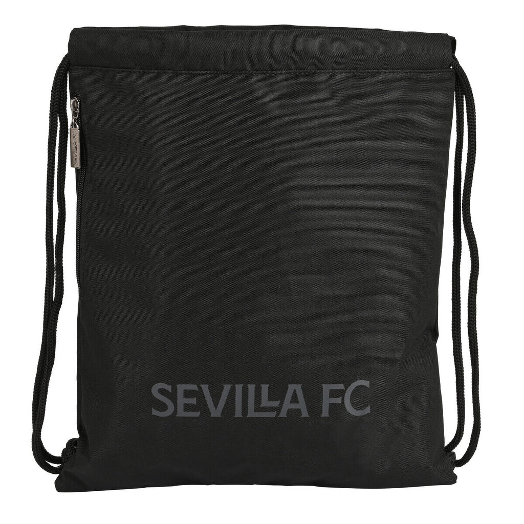 Pussireppu Sevilla Fútbol Club Teen Black (35 x 40 x 1 cm) hinta ja tiedot | Koulureput ja -laukut | hobbyhall.fi