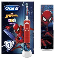 Sähköhammasharja Oral-B D100 Kids Spiderman hinta ja tiedot | Sähköhammasharjat | hobbyhall.fi