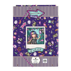 Kansio Gorjuss Up and away Purple A4 (26 x 33,5 x 2,5 cm) hinta ja tiedot | Toimistotarvikkeet | hobbyhall.fi