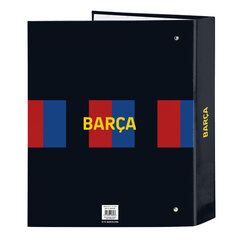 Rengaskansio FC Barcelona Maroon Sea Blue A4 (27 x 33 x 6 cm) hinta ja tiedot | Toimistotarvikkeet | hobbyhall.fi