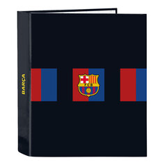Rengaskansio FC Barcelona Maroon Sea Blue A4 (27 x 33 x 6 cm) hinta ja tiedot | Toimistotarvikkeet | hobbyhall.fi