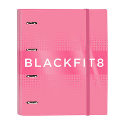 Rengaskansio BlackFit8 Glow up A4 vaaleanpunainen (27 x 32 x 3,5 cm) hinta ja tiedot | Blackfit8 Lapset | hobbyhall.fi