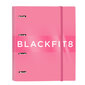 Rengaskansio BlackFit8 Glow up A4 vaaleanpunainen (27 x 32 x 3,5 cm) hinta ja tiedot | Toimistotarvikkeet | hobbyhall.fi