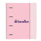 Rengaskansio Benetton Vichy A4 vaaleanpunainen (27 x 32 x 3,5 cm) hinta ja tiedot | Toimistotarvikkeet | hobbyhall.fi