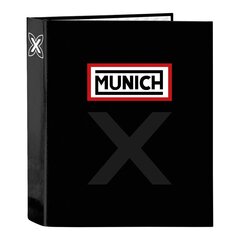 Rengaskansio Munich Deep Night Black A4 (40 mm) hinta ja tiedot | Toimistotarvikkeet | hobbyhall.fi