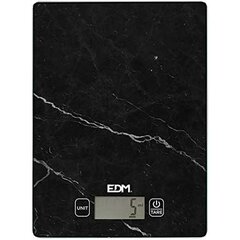 Keittiövaaka EDM musta 5 kg (14 x 19,5 cm) hinta ja tiedot | EDM Keittiön pienkoneet | hobbyhall.fi