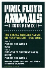 Pink Floyd - Animals (2018 Remix), LP, vinyyli, 12" vinyylilevy hinta ja tiedot | Vinyylilevyt, CD-levyt, DVD-levyt | hobbyhall.fi