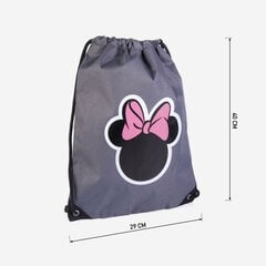 Lasten reppu Minnie Mouse Harmaa (29 x 40 x 1 cm) hinta ja tiedot | Koulureput ja -laukut | hobbyhall.fi