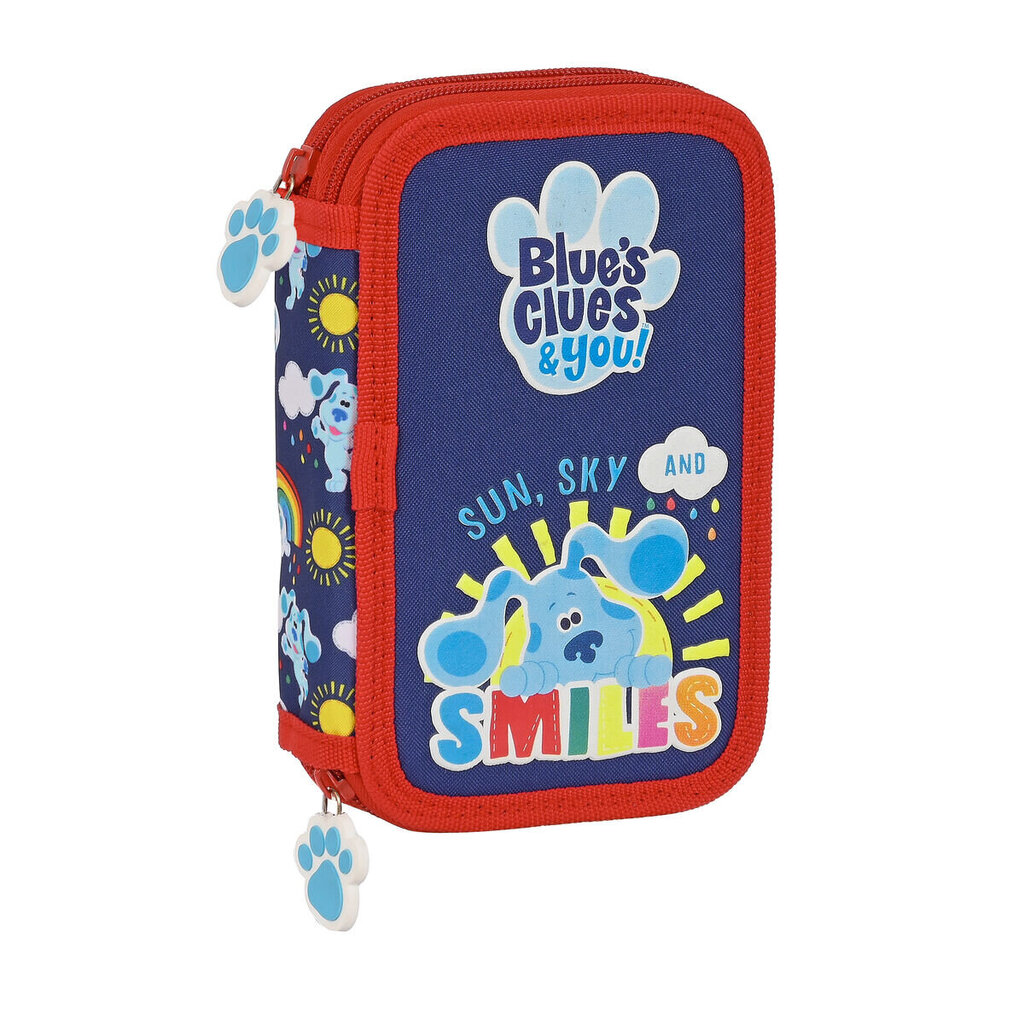 Double Pencil Case Blue's Clues Navy Blue (28 kpl) hinta ja tiedot | Penaalit | hobbyhall.fi