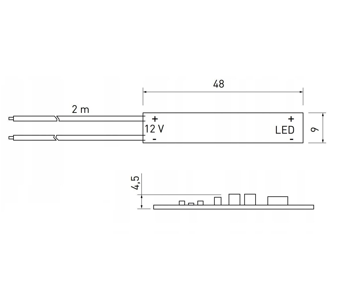 GTV-kytkin 2m (2x0,20) kaapelilla AE-WLPR-60P2 hinta ja tiedot | Kytkimet ja pistorasiat | hobbyhall.fi