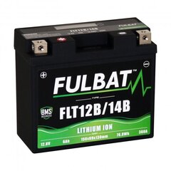 Akku Fulbat FLT12B/14B, 76,8Wh 360 A EN 12V hinta ja tiedot | Moottoripyörien akut | hobbyhall.fi