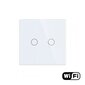 WiFi kaksipiiriinen kosketuskytkin, valkoinen 600W hinta ja tiedot | Kytkimet ja pistorasiat | hobbyhall.fi