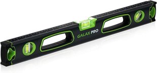 GALAX PRO -tasot, metrinen viivain, alumiinirunko, ripustusreikä, pehmeät kumipäät, vaaka/pysty/45° (tarkkuus: 0,5 mm/m, 600 mm/9") hinta ja tiedot | GALAX PRO Kodin remontointi | hobbyhall.fi
