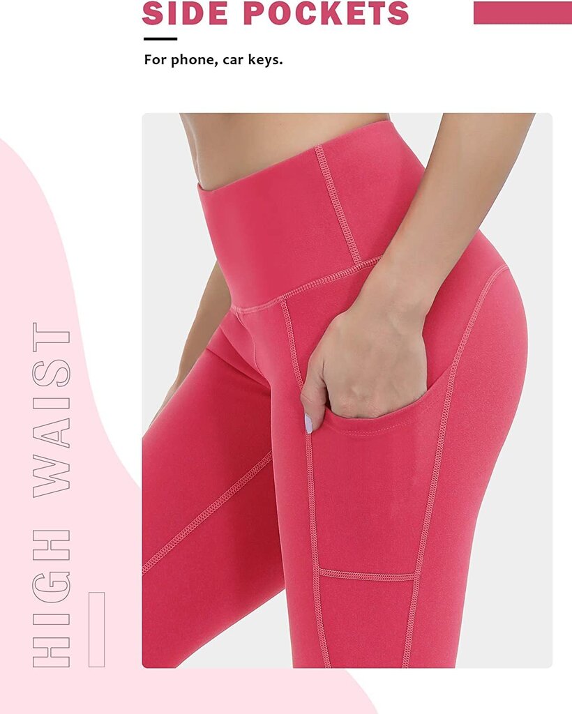 Naisten Along Fit -leggingsit, pinkki, koko XS hinta ja tiedot | Naisten urheiluvaatteet | hobbyhall.fi