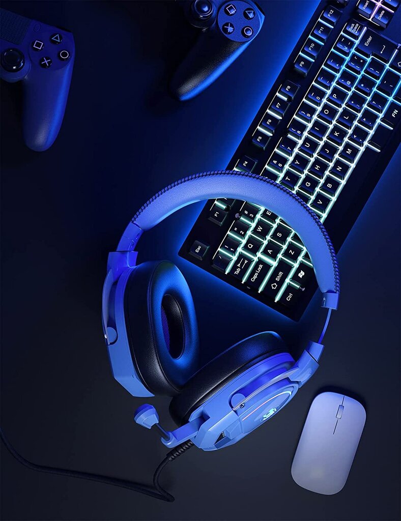 ZIUMIER Z88 kuulokkeet, siniset, PS4/PC/PS5/Xbox One/kannettavalle hinta ja tiedot | Kuulokkeet | hobbyhall.fi