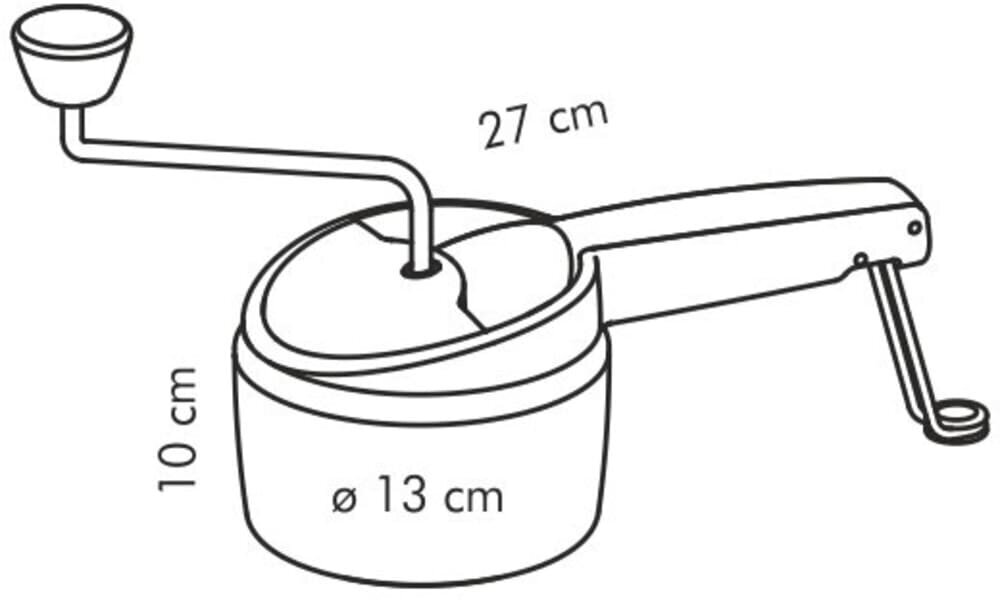 Tescoma raastin - leikkuri, 13 cm hinta ja tiedot | Keittiövälineet | hobbyhall.fi