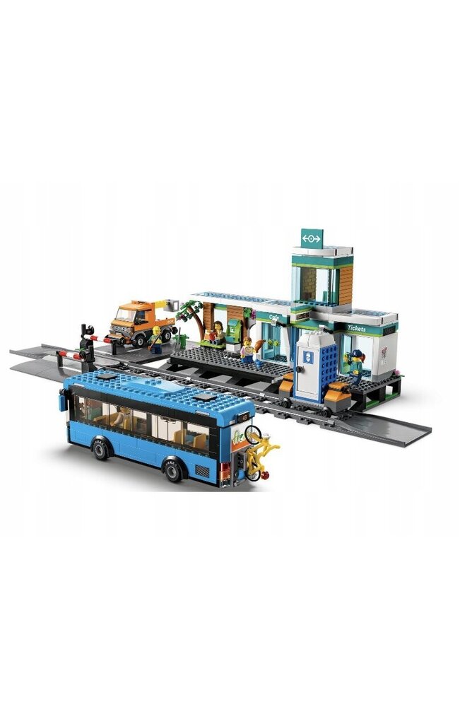 60335 LEGO® City rautatieasema hinta ja tiedot | LEGOT ja rakennuslelut | hobbyhall.fi