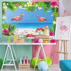 Seinäkoristelu CHALA, 113 cm x 186 cm, flamingoja hinta ja tiedot | Juhlakoristeet | hobbyhall.fi