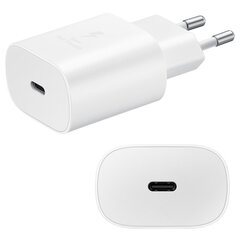 Laturi-sovitin PD 25W USB-C valkoinen hinta ja tiedot | Puhelimen laturit | hobbyhall.fi