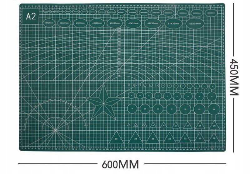 Muotoilumatto A2 hinta ja tiedot | Taide- ja askartelutarvikkeet | hobbyhall.fi