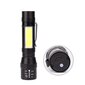 Taktinen LED-taskulamppu 600 lm 400 m ZOOM COB XML T6 USB 5W hinta ja tiedot | Taskulamput ja valonheittimet | hobbyhall.fi