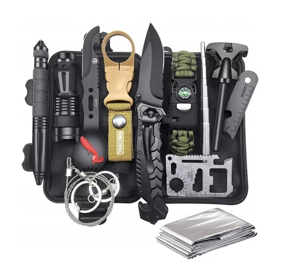 Tactical Survival Kit 32IN1 hinta ja tiedot | Monitoimityökalut ja veitset retkeilyyn | hobbyhall.fi