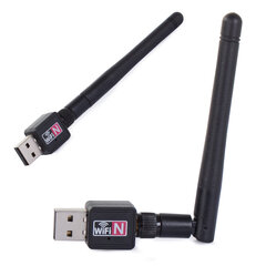 USB WI-FI 300 Mbps sovitin hinta ja tiedot | Adapterit | hobbyhall.fi