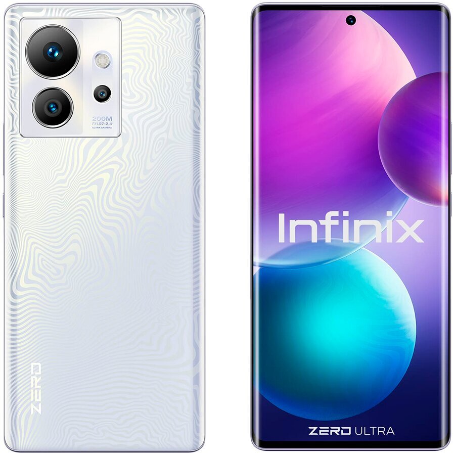 Infinix Zero Ultra 5G 8/256GB Coslight Silver, x6820 hinta ja tiedot | Matkapuhelimet | hobbyhall.fi