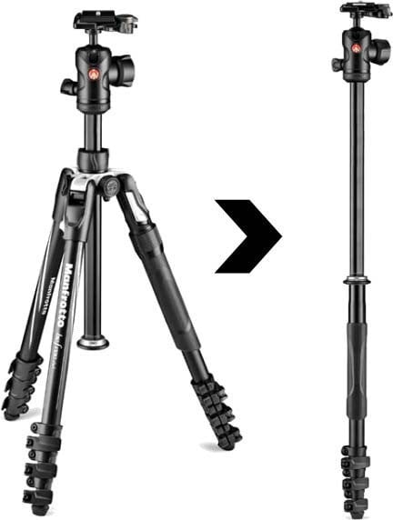 Manfrotto kolmijalka MKBFRLA4B-BHM Befree 2N1 hinta ja tiedot | Kamerajalustat | hobbyhall.fi