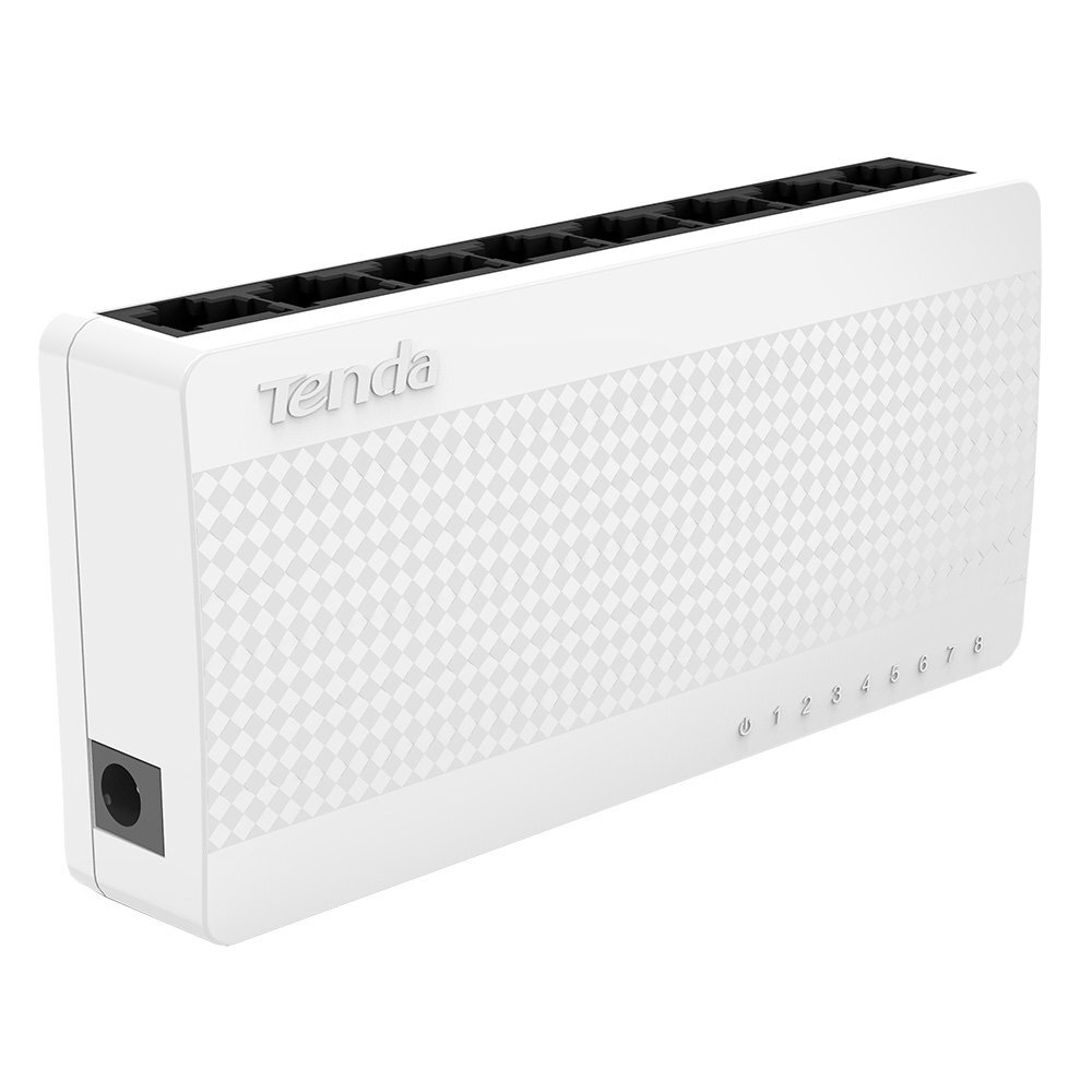 TENDA S108 verkkokytkin, 8 x 10/100Mbps hinta ja tiedot | Verkkokytkimet | hobbyhall.fi