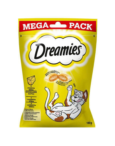 Maius Dreamies juustolla, 180 g hinta ja tiedot | Kissan herkut | hobbyhall.fi