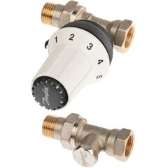 Termostaattisarja Danfoss Panda, 1/2" hinta ja tiedot | Takka- ja uunitarvikkeet | hobbyhall.fi