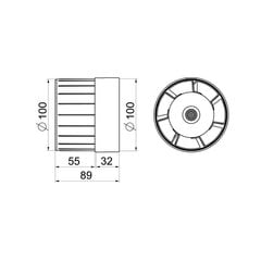 Kanavapuhallin Awenta WKA 150, 100mm hinta ja tiedot | Kylpyhuoneen tuulettimet | hobbyhall.fi