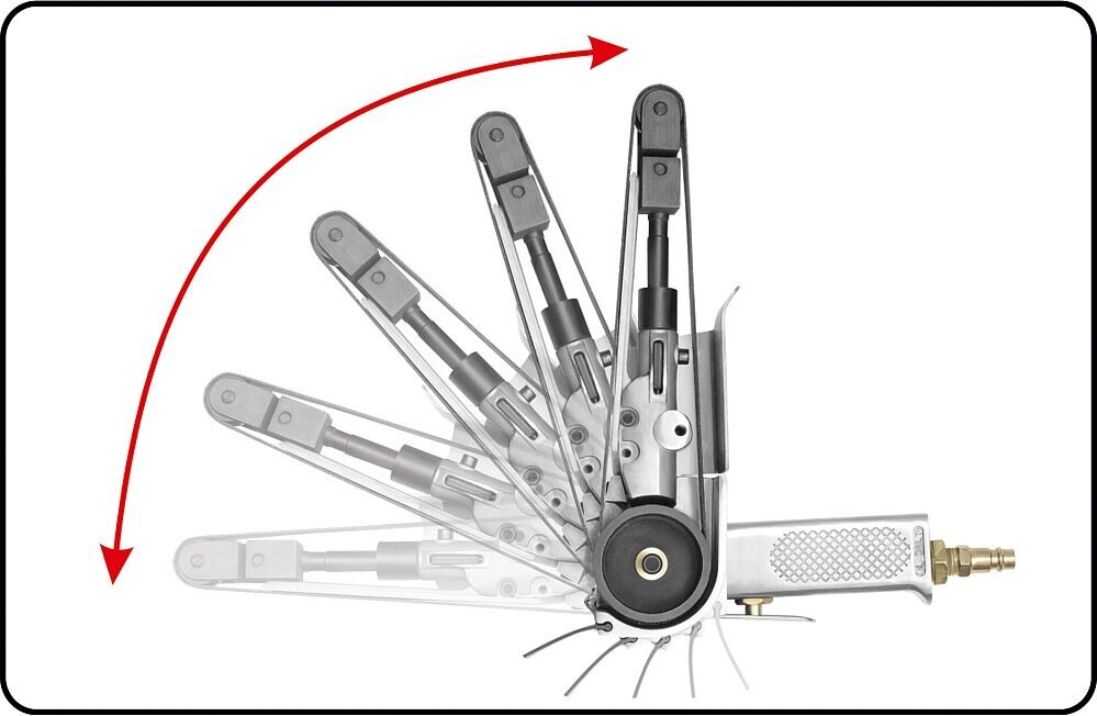 Pneumaattinen nauhahiomakone 20x520mm YT-09742 YATO hinta ja tiedot | Hiomakoneet | hobbyhall.fi