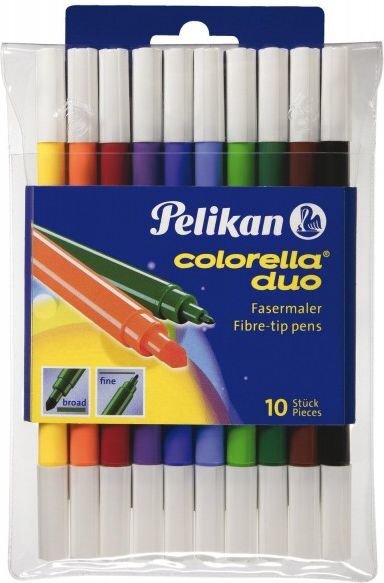 Huopakärkikynät Pelikan, 10 väriä hinta ja tiedot | Taide- ja askartelutarvikkeet | hobbyhall.fi