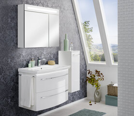 Kylpyhuoneen alakaappi Fackelmann Lino Mini 106, valkoinen hinta ja tiedot | Kylpyhuonekaapit | hobbyhall.fi