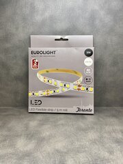 LED-nauha Eurolight Toronto 5m 120LED/M IP20 3000K hinta ja tiedot | LED-valonauhat | hobbyhall.fi