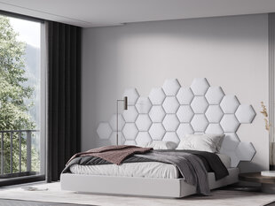 Cosmopolitan Design Lovon C1-pehmeät seinäpaneelit, 3 kpl, valkoinen hinta ja tiedot | Pehmeät seinäpaneelit | hobbyhall.fi