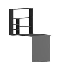 Työpöytä Kalune Design 550 (I), 154,2 cm, harmaa hinta ja tiedot | Tietokonepöydät ja työpöydät | hobbyhall.fi