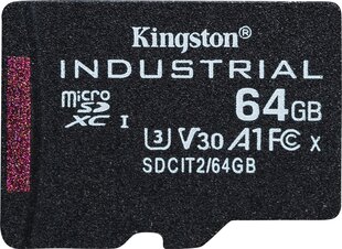 Kingston SDCIT2/64GBSP microSDXC, 64GB hinta ja tiedot | Kingston Puhelimet, älylaitteet ja kamerat | hobbyhall.fi