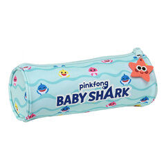 Sylinterimäinen Penaali Baby Shark Beach Day vaaleansininen (20 x 7 x 7 cm) hinta ja tiedot | Penaalit | hobbyhall.fi